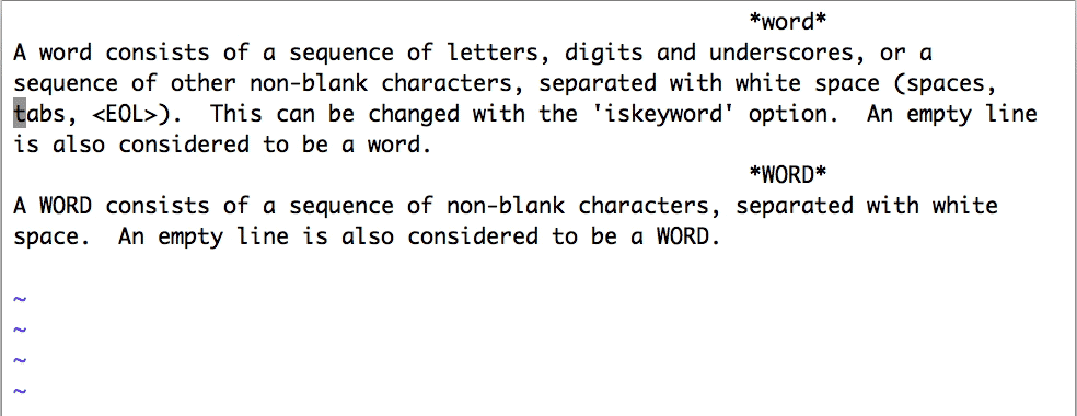 小写 w 和大写 W 的区别 Fig3.2